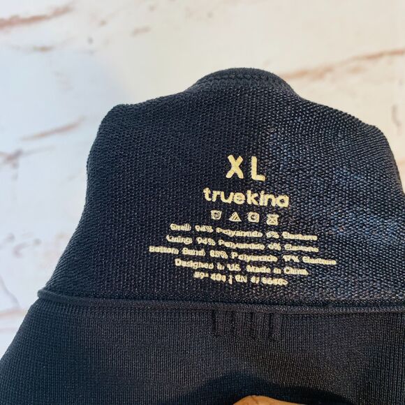 Truekind Daily Comfort Wireless Shaper Bra Black Size XL Seamless Lounge Bralett - Picture 3 of 5